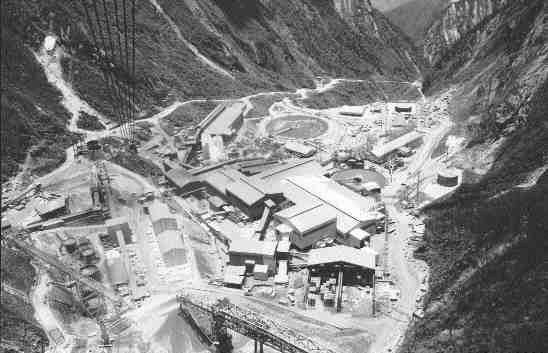 The Grasberg mine of Freeport-McMoRan Copper & Gold, in Irian Jaya, is returning to full production following a tailings slide in May, 2000.