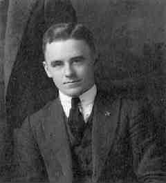 Eric Holt, pictured in 1923 as a graduate of the mining engineering program at Queen's University.