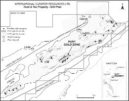 Map Credit: International Curator ResourcesLocation map of the Hunt & Tex property in Manitoba