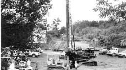 The Texoma Taurus XL drill rig in action.