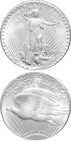 The 1933 Double Eagle gold coin.