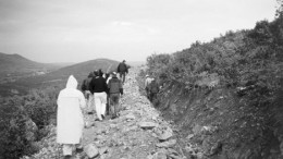 A trench at the Kisladag gold project in Turkey