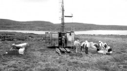 Drilling on the PDF target, where an early July 2002 hole intercepted 4.1 metres of 18.99 grams gold per tonne from a down-hole depth of 33.8 metres.