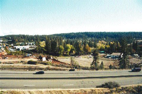 Photo by Thomas SchusterThe property where the old Idaho-Maryland gold mine once existed, about 4 km east of Grass Valley, Calif. Emgold continues to drill-test the property in search of gold.