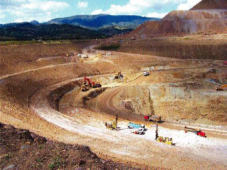 Newmont Mining's Ovacik open-pit gold mine in western Turkey. Newmont has deferred the proposed sale of the mine to Frontier Pacific Mining pending completion of certain permitting requirements.