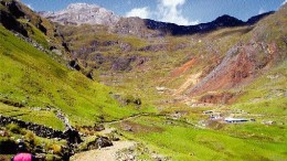 Approaching Inca Pacific Resources' Magistral copper project in Peru's Ancash district.