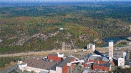 Falconbridge's Sudbury-area Strathcona Milling Complex that processes nickel ore from regional producers.