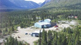 Idled mill complex at Tagish Lake's Skukum gold property in southern Yukon.