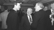 From left: Sean Boyd, president and CEO of Agnico-Eagle Mines; Jack McOuat, principal consultant at Watts Griffis & McOuat; and Robert Thompson, chairman of Placer Dome.