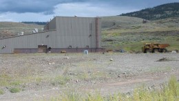 Part of the processing facilities from Teck Cominco's past operation at the Afton mine