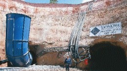The adit at the Maggie Hays nickel mine in Western Australia.