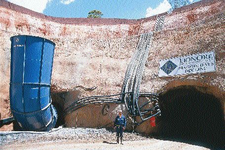 The adit at the Maggie Hays nickel mine in Western Australia.