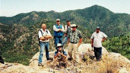Newmont Mining's exploration team at Grayd Resource's La India gold project in Sonora state, Mexico.