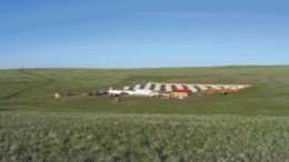 Western Prospector Group's Saddle Hills camp in northeastern Mongolia.