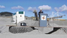 Imperial Metals President Brian Kynoch reopens the Mount Polley copper-gold mine near Williams Lake, B.C.