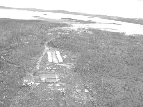 Virginia Gold's lonore camp in the James Bay region of northern Quebec.