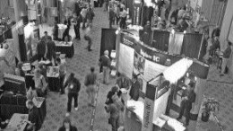 The tradeshow floor at the recent 2006 Mineral Exploration Roundup conference in Vancouver.Photo by Stephen Stakiw