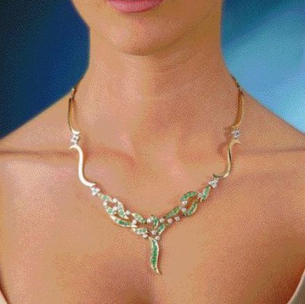 This necklace, donated by True North Gems, raised $11,111 for charity.