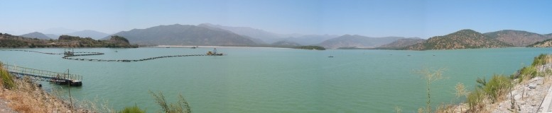 View of the 213-million tonne Colihues tailing empoundment at Amerigo's MVC operation in Chile.