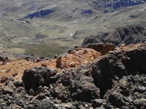 A view of the Corani main zone in the high Andes of southern Peru. JIM DARTNELL