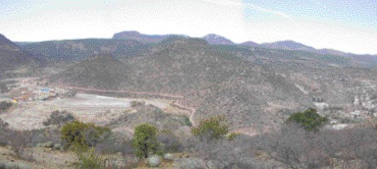 BY STEPHEN STAKIWA panoramic view of Endeavour Silver's Guanacevi silver mine operations in northwestern Durango state, Mexico.