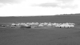QGX's camp at its Baruun Naran coal project in southern Mongolia.