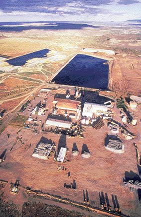 INTERNATIONAL URANIUMAerial view of International Uranium's White Mesa uranium facility in southeastern Utah.