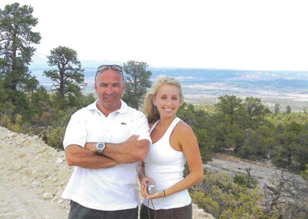 Universal Uranium president Clive Massey with Taylor Little, the company's head of investor relations, at the Lisbon Valley property near Moab, Utah. The district was once home to 16 uranium mines, producing more than 103 million lbs. of U3O8. Universal believes there's more ore in the ground.