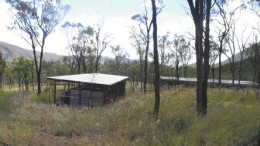 A closer look at the core shed at Ben Lomond.