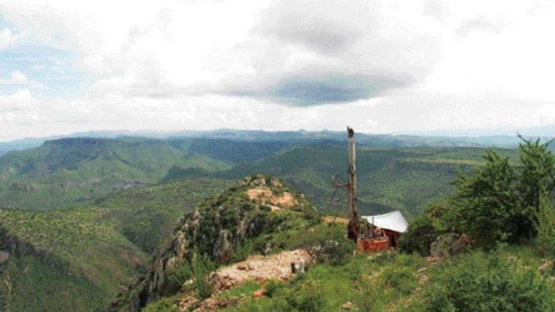 SILVER STANDARD RESOURCESOne of four drills testing the southern end of the Breccia Ridge zone on Silver Standard's Pitarilla project in Mexico.