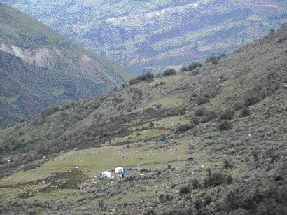 STRAIGHT GOLDStraight Gold's camp at the Culebrilla gold project in Peru.