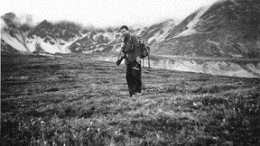 Cusac Gold Mines chairman Guilford Brett as a prospector at Cassiar, B.C., in 1957.