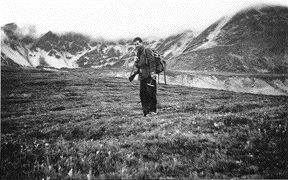 Cusac Gold Mines chairman Guilford Brett as a prospector at Cassiar, B.C., in 1957.