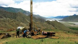CONTINENTAL MINERALSDrilling on Continental Minerals' Xietongmen copper-gold deposit in Tibet. Continental has drilled roughly 55,000 metres on the project since April 2005.