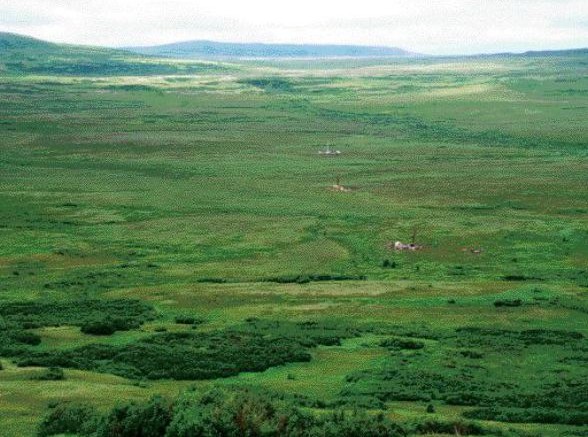 NORTHERN DYNASTYDrilling on Northern Dynasty's Pebble copper-gold project in the Bristol Bay region of Alaska. Pebble opponents are lobbying hard for a fish-and-game refuge in the Bristol Bay area, along with various other proposals aimed at halting the project before it enters the permitting stage.