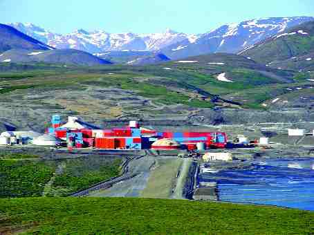 TECK COMINCOTeck Cominco recorded lower zinc and lead sales from the Red Dog mine (pictured) in northern Alaska.