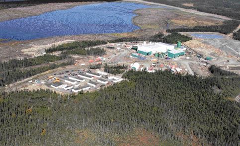 AUR RESOURCESThe Duck Pond polymetallic mine near Millertown, in central Newfoundland.