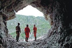 YAMANA GOLDThree Yamana Gold workers at the company's Jacobina gold mine in Brazil. Yamana, with help from Northern Orion, has launched a hostile bid for U.S.-based Meridian Gold.