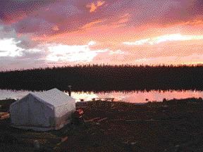 STRATECO RESOURCESThe summer camp at Strateco Resources' Matoush uranium project in northern Quebec's Otish basin, about 300 km north of Chibougamau.