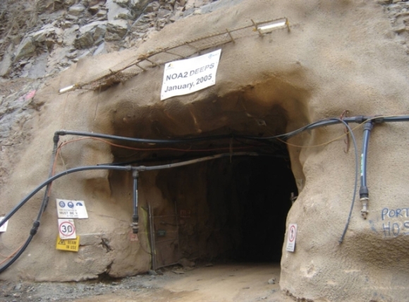 Decline at the Burnakura gold mine in Western Australia