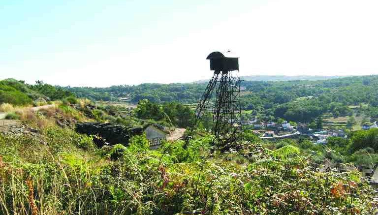 BY TRISH SAYWELLThe old main shaft for hoisting ore from the deeper levels of the mine on veins 2 and 3 during its first run in the mid-1950s.