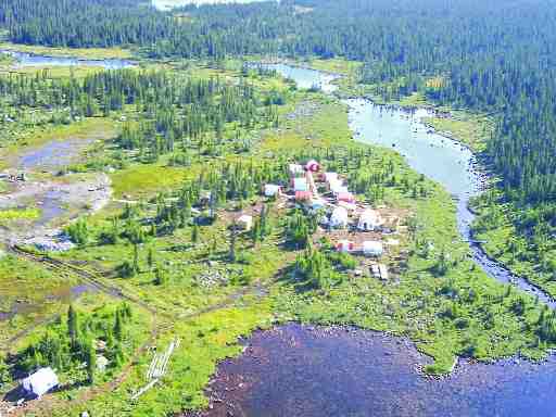 BY STEPHEN STAKIWAurora Energy's Michelin camp along Labrador's Central Mineral Belt.