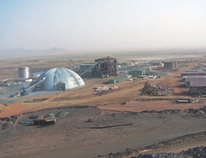 First Quantum Minerals' Guelb Moghrein site, located in Mauritania, northwest Africa.