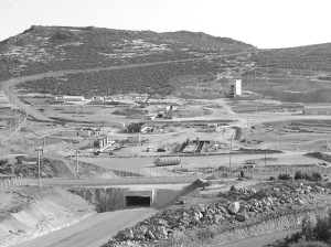 Eldorado Gold's crusher and screening plant site for the soon-to-be restarted Kisladag mine, in Turkey. The mine was shut down in August by court order.