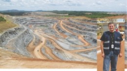 BY SUSAN KIRWIN Yamana Gold processes 16 million tonnes of ore per year at its new Chapada open pit copper-gold mine in Brazil. Inset: Yamana Gold chairman and CEO Peter Marrone.