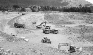 Operations at Troy Resources' Lagoa Seca pit at its Andorinhas gold project in north-central Brazil.