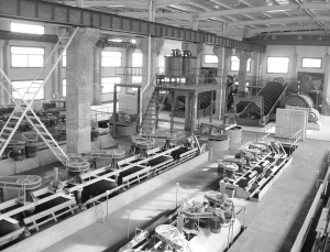 Inside the mill at Silvercorp Metals' Ying silver-lead-zinc mine in Henan province, China.