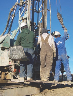 Drilling at the Nichols Ranch project in the Powder River basin of Wyoming.