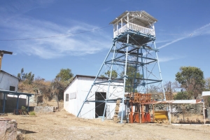 The compound at Great Panther Resources' Guanajuato mine, which contains silver, gold, copper, lead and zinc mineralization.