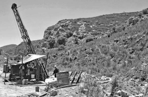 Drilling on the Valdecanas vein at Mag Silver's Juanicipio silver-lead-zinc-gold property, in Mexico.